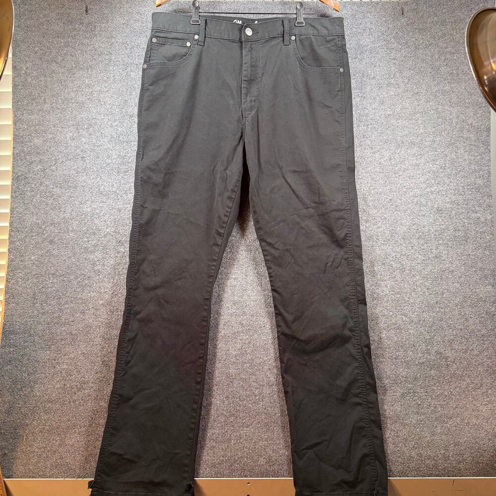 Wrangler Retro Slim Straight Jeans Men's 38X34 Black Denim Western Cowboy READ